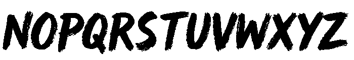 Moonbrush Personal Use Only Reg Font UPPERCASE