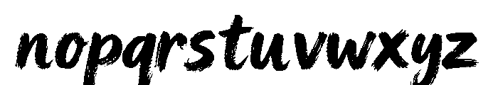 Moonbrush Personal Use Only Reg Font LOWERCASE