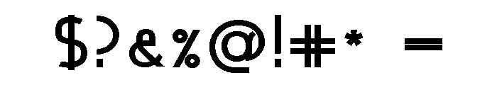 Moonglade DEMO Bold Font OTHER CHARS