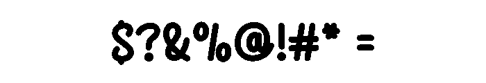 Moonlight Drawing Font OTHER CHARS