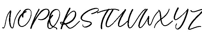Moonlight Dreaming Free Regular Font UPPERCASE