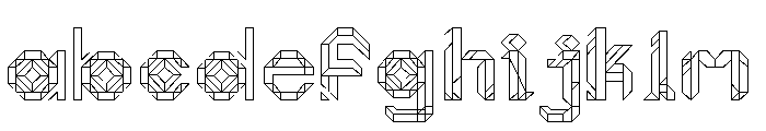Moonlight Prism Font UPPERCASE