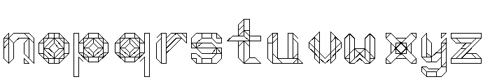 Moonlight Prism Font LOWERCASE