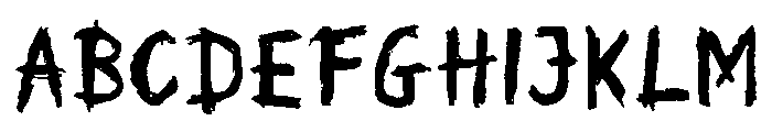 Moonlit Flow Font UPPERCASE