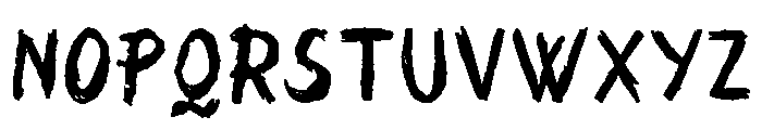 Moonlit Flow Font LOWERCASE