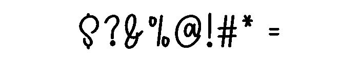 Moonnight Font OTHER CHARS