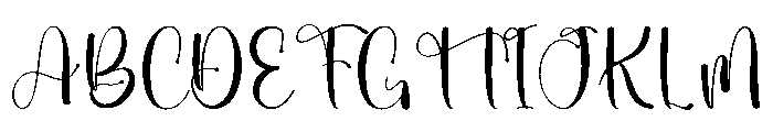 Moonshine1 Font UPPERCASE