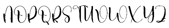 Moonshine1 Font UPPERCASE