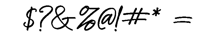 Moonsilk Personal Use Only Reg Font OTHER CHARS