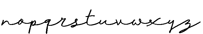 Moonsilk Personal Use Only Reg Font LOWERCASE