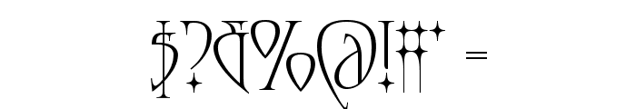 Moonstone Font OTHER CHARS
