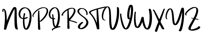 Moonthe - Personal Use Font UPPERCASE