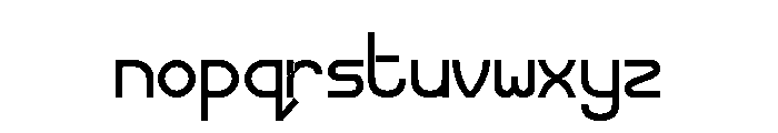 Moonwalk Font LOWERCASE