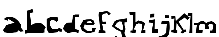 Mopey Font LOWERCASE