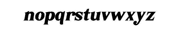 Moranke Font LOWERCASE