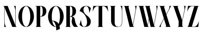 Moravine Regular Font UPPERCASE
