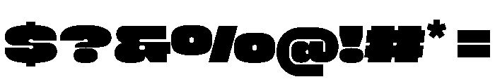Morbig Demo Bold Font OTHER CHARS