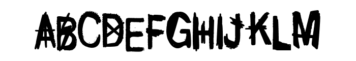 More Punk Than You Font UPPERCASE