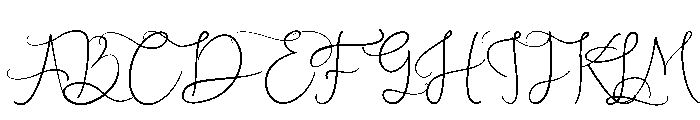 Morellina DEMO Regular Font UPPERCASE