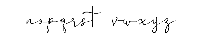 Morellina DEMO Regular Font LOWERCASE