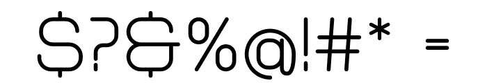 Morena Bold Font OTHER CHARS