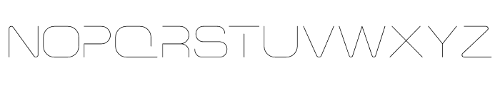 Morena ExtraLight Font UPPERCASE