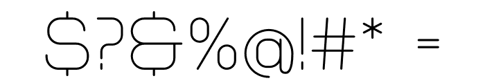 Morena Font OTHER CHARS