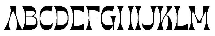 Morgai Retan Font UPPERCASE