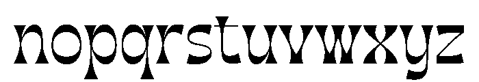 Morgai Retan Font LOWERCASE