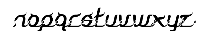 Morgana Italic Font LOWERCASE