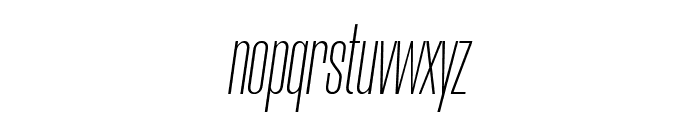 Morganite ExtraLight Italic Font LOWERCASE