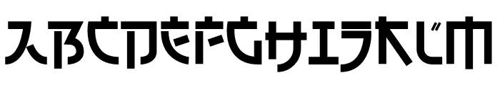 Morioka Personal Used Font UPPERCASE