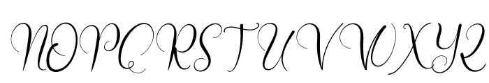 Morisita FREE Font UPPERCASE