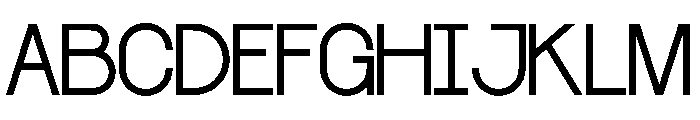 Morkein Font UPPERCASE