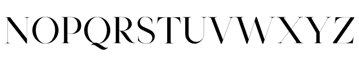 Morlique Regular Font UPPERCASE