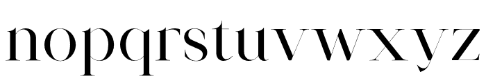Morlique Regular Font LOWERCASE