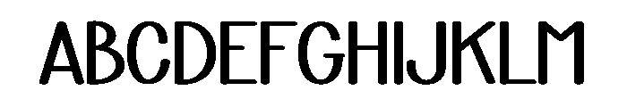 Morning Person Font UPPERCASE