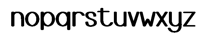 Morning Person Font LOWERCASE