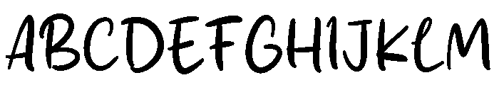 Morning Routine Font UPPERCASE