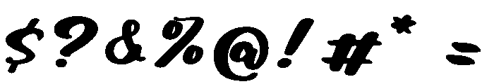 Morning Starboy Font OTHER CHARS