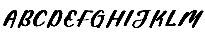 Morning Starboy Font UPPERCASE