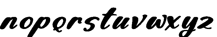Morning Starboy Font LOWERCASE