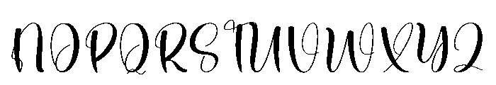 Morning2 Font UPPERCASE