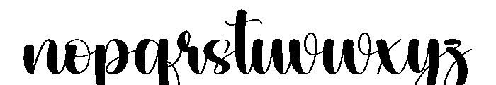 Morning2 Font LOWERCASE