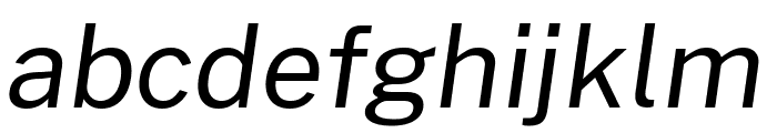 Morrison Italic Font LOWERCASE