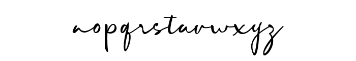 Mortdecai Script Font LOWERCASE