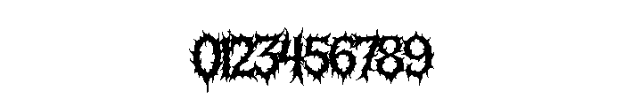 Mortem Regular1 Font OTHER CHARS
