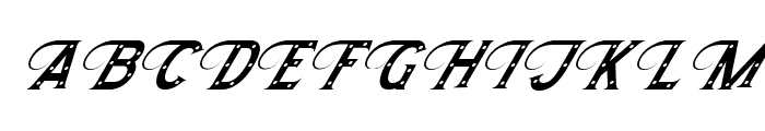 Morthwicks Italic Font UPPERCASE