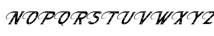 Morthwicks Italic Font UPPERCASE