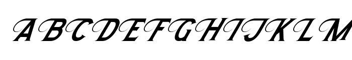 Morthwicks Plain Italic Font UPPERCASE